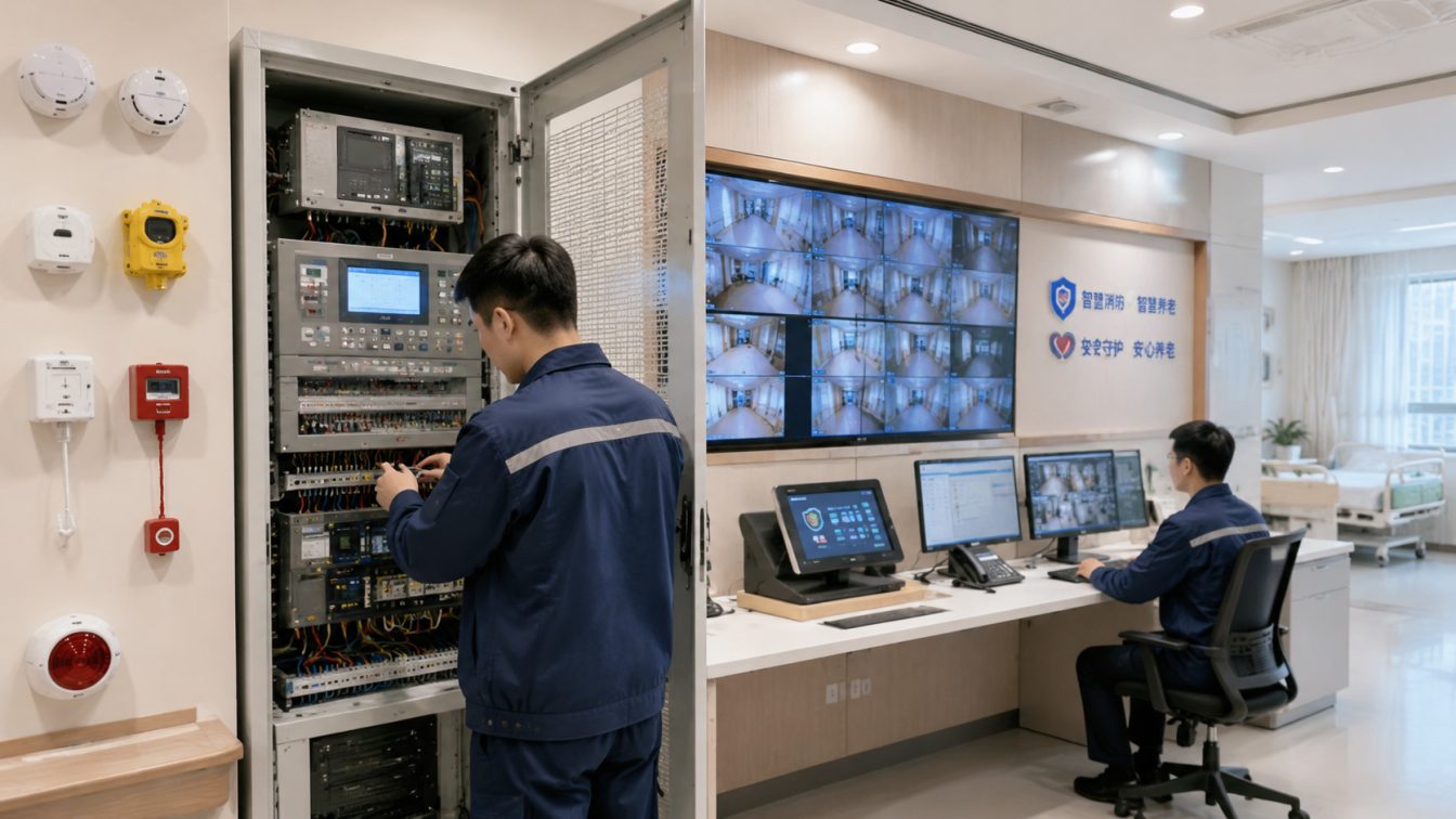 香洲区为养老消防安防提供联动方案
